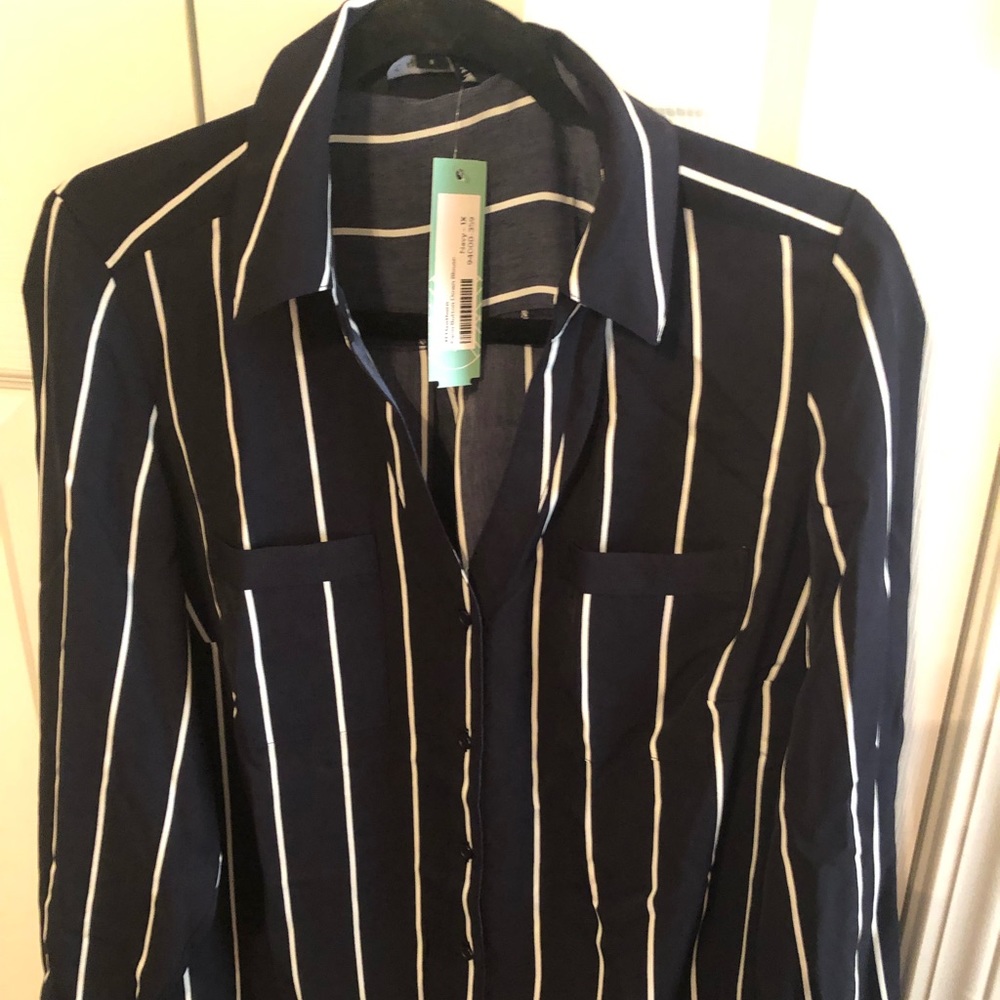 41 Hawthorn Navy Blouse